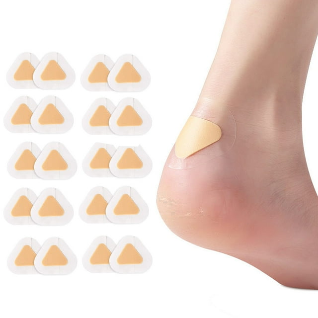 Dinheiro (20 piezas) cojines de ampolla de Gel, almohadillas de ampolla, vendajes adhesivos con sello hidrocoloide, prevención de ampollas en el talón, impermeables