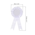 thumbnail image 2 of Unique Bargains Blank Award Ribbon, Rosette Ribbon Honorable Prize Recognition Ribbon, White, 6Pack, 2 of 5