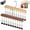 1Pc*Wooden+1Pc*Vintage, variant on Closet Organizer with 10 Clips - Space Saving Hanging Closet Organizer, Legging Organizer for Closet Hanging, Multifunctional Glide Smoothly Pants Scarf Hangers, 360° Rotating, Rust-Proof and Strong