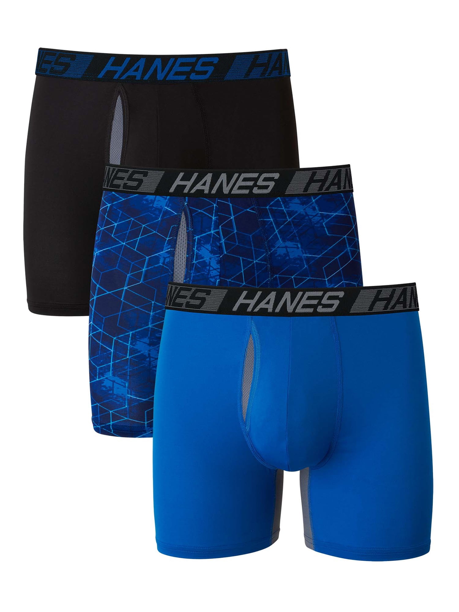 Hanes Men's Value Pack Black/Grey Tank Undershirts, 6 Pack 