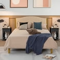 thumbnail image 2 of Gymax Set of 2 Nightstand Sofa Side End Table X-Design w/ Shelf Drawer Black, 2 of 7