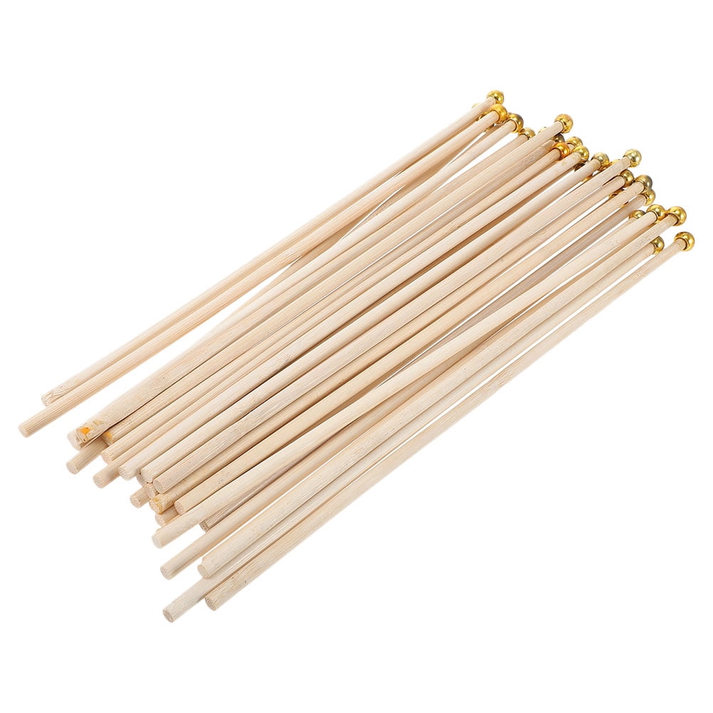 CATIEBYE Diy Flagpole Wood Flagpole Khaki 50Pcs