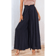 thumbnail image 4 of Pantalones Casuales para Mujer, con Cintura Elástica y Pierna , con Bolsillos. Negro S, 4 of 10