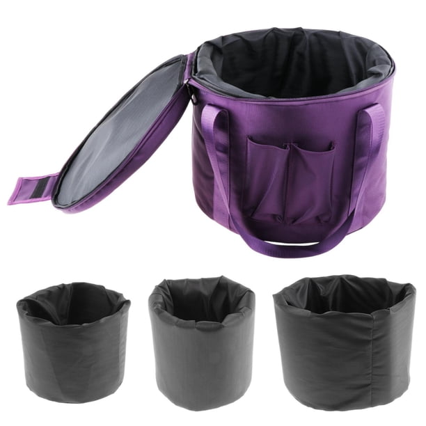 Estuche para cuencos tibetanos de cristal, estuche para cuencos de sonido, bolsa de transporte multifuncional 14 pulgadas