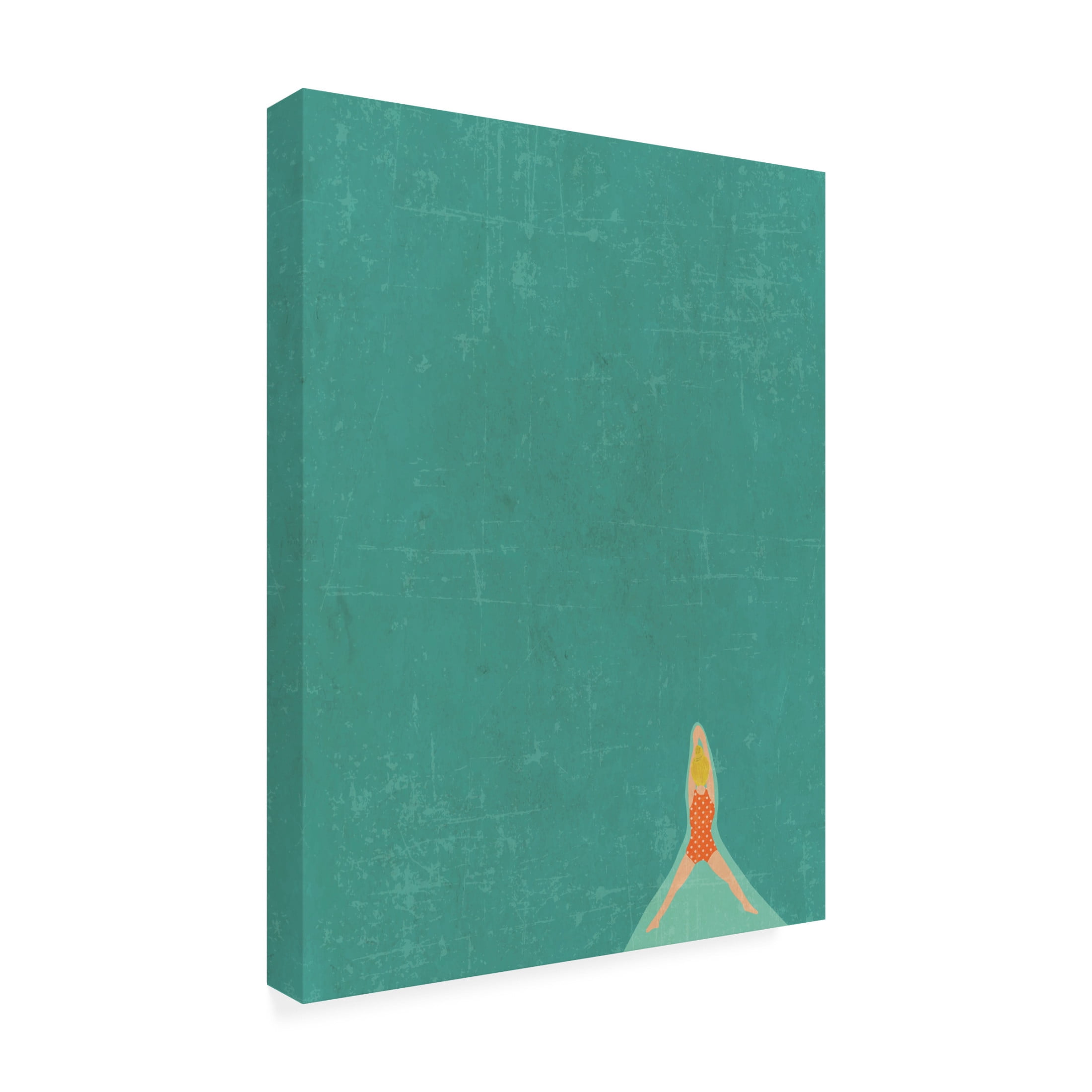 Trademark Fine Art Jon Downer  Open Water blonde 2 Canvas Wall Art