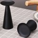 thumbnail image 3 of Juego de 3 portavelas de pilar de metal Zhivalor Negro, 3 of 5