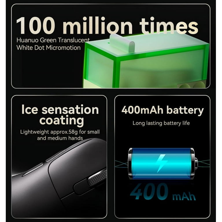 AJAZZ AJ179APEX 8Khz Ultralight Gaming Mouse with RGB Magnetic