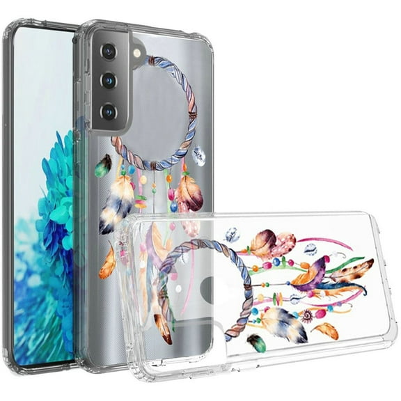 Bemz Hybrid TPU Case for Samsung Galaxy S21 Ultra (with Touch Tool) - Watercolor Dreamcatcher