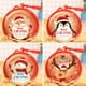 thumbnail image 4 of 4 Piezas Del Titular De La Llave De La Moneda Del Bolso De La Moneda De Navidad Para El Dormitorio De La Tabla Para Los Niños Redondos Sunnimix bolso de monedas de los niños, 4 of 8
