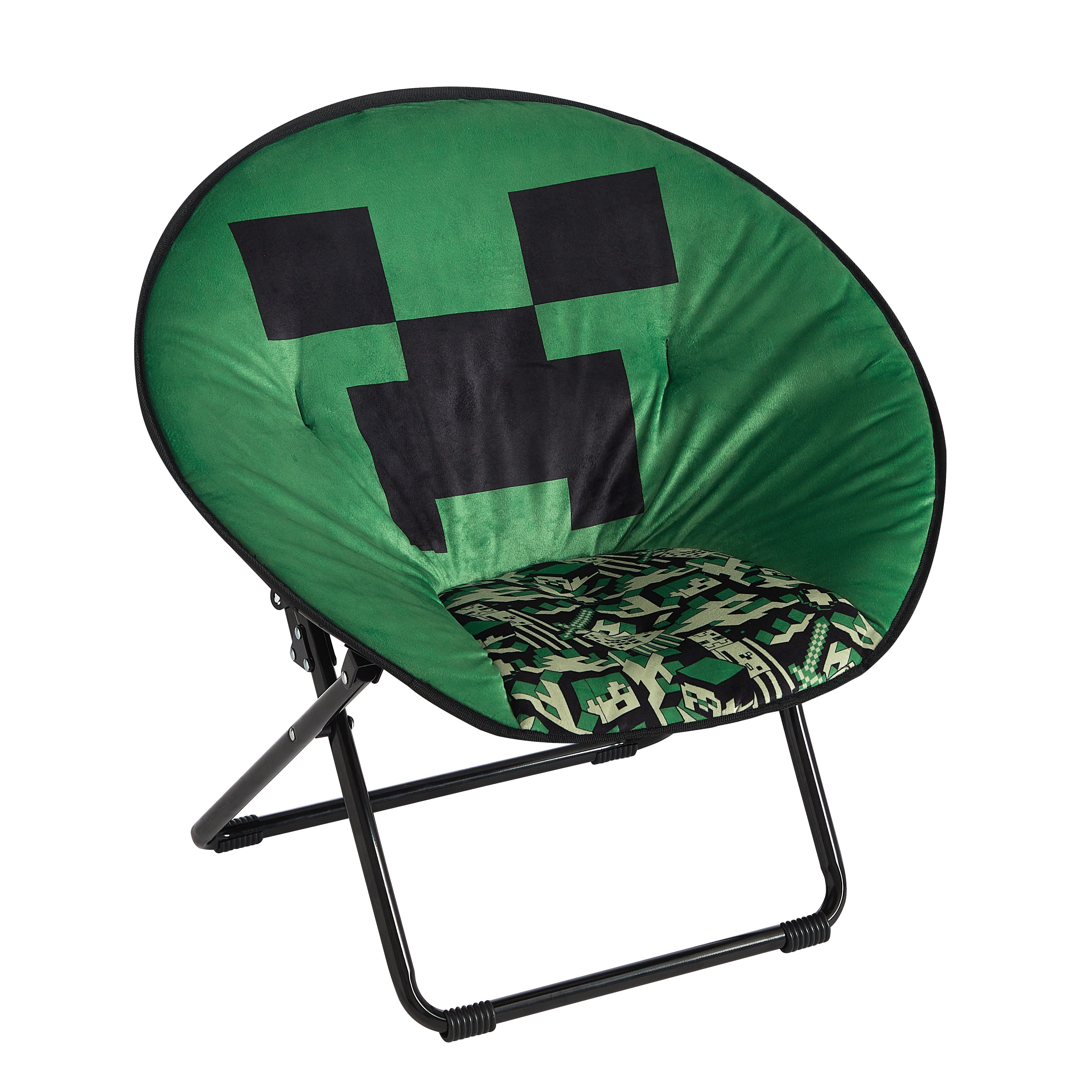 Minecraft 23" Kids' Saucer Chair, Green