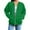 Green C, variant on Enjoytime Jackets for Women Trendy Solid Color Long Sleeved Zipper Outwear Fall Fashion Thin Casual Jacket