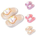 thumbnail image 4 of LNMQLPDBS baby sandals water shoes Cute cartoon Rabbit Soft Sol Lightweight baby Bathroom Slipper Sandals Flexible Comfort Shoes Quick-Dry Kids Toddler Slippers Pink 3-4 Years, 4 of 4