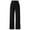 Black, variant on Women's Plus Size Corduroy Trousers High Waist Comfortable Straight Leg Wide Fit Pants for Casual Wear