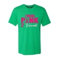 thumbnail image 2 of Wild Bobby, I Wear Pink for My Friends Survivor Awareness Mens Premium Tri Blend T-Shirt, Envy, Small, 2 of 3