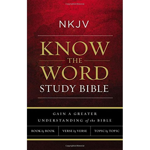 NKJV Connaître le Mot Étudier la Bible
