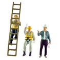 thumbnail image 4 of 3 modelos de personas a escala 1:64, pintados a mano, decoración del hogar, figuras de diorama, miniescalera para accesorios de películas, proyectos, 4 of 9