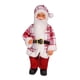 thumbnail image 5 of Muñeco de Papá Noel navideño, manualidad, decoración navideña práctica para fiestas Cuadros rojos y blancos, 5 of 9
