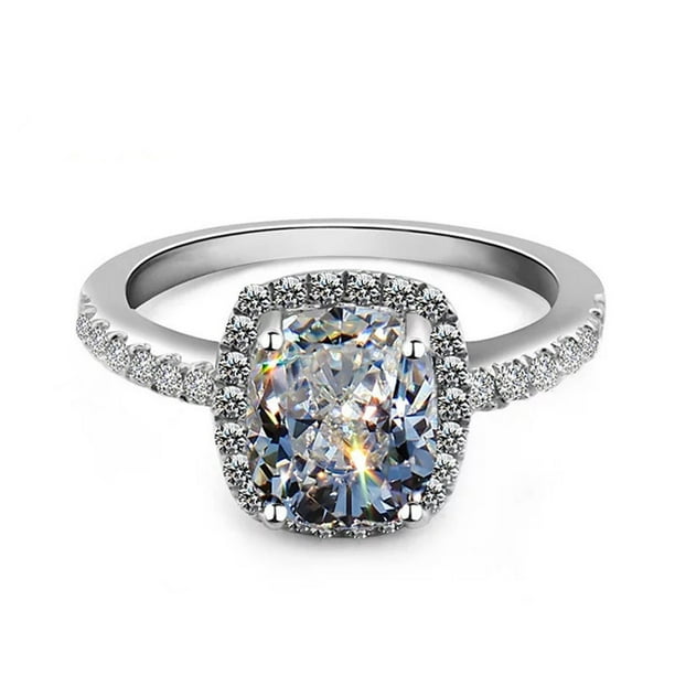 Anillos para mujer, regalos para mujer Anillos para mujer, joyería de moda para bodas, novias, compromisos, anillos de colores, anillo para mujer.