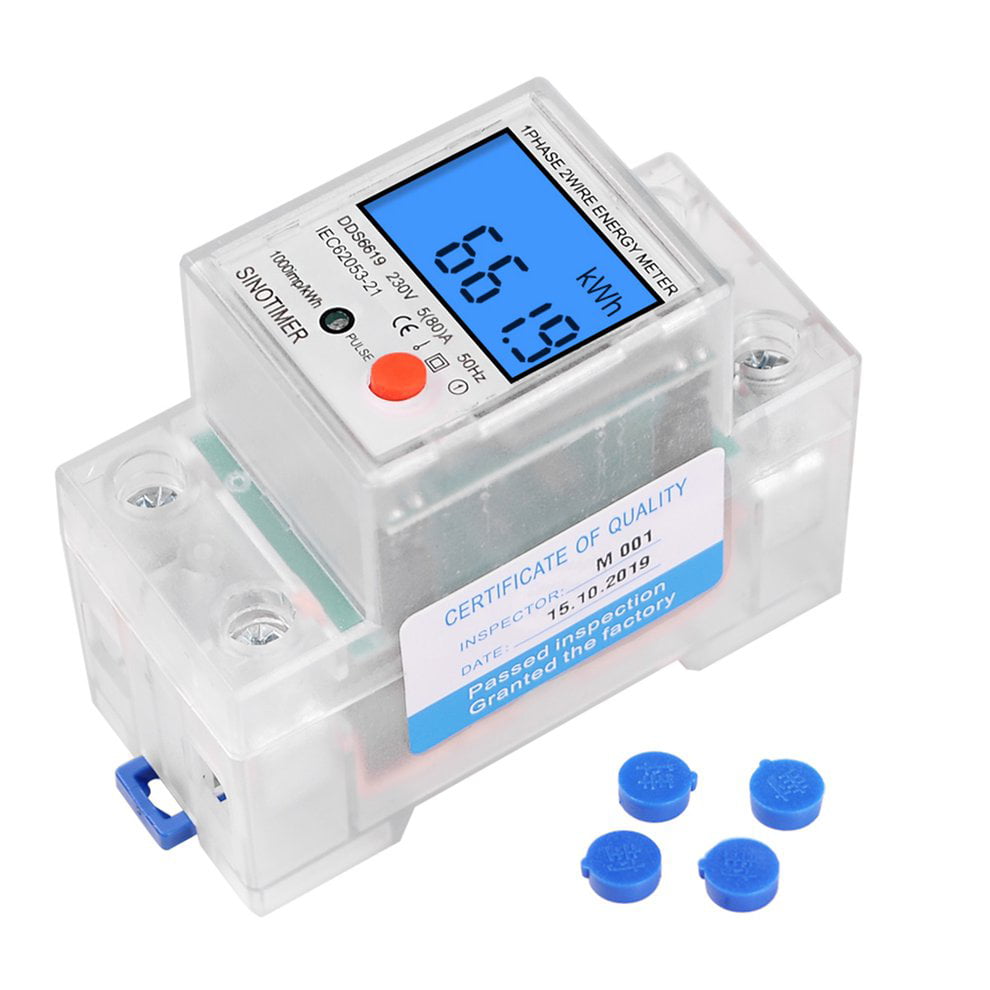 Details about   Single Phase Two Wire LCD Digital Display Wattmeter Power Consumption Energy Ele 
