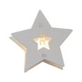 thumbnail image 2 of Xihbxyly Luces Led Navideñas de Madera con Forma de Copo de Nieve, Diseño de Casa Ahuecada, Funciona con Pilas, Ambiente Cálido para Decoración de Dormitorios y Fiestas, Ideal para Bodas y Fiestas, T, 2 of 3