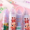 thumbnail image 5 of Mikilon Christmas Decorations 10 Color Christmas Ballpoint Pen Push Type Color Multifunction Marker 10 in 1 Multicolor Pen Christmas Gift 2ml I, 5 of 7
