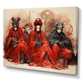 thumbnail image 2 of Designart "Kabuki Theatre Japon wall art IV" Japanese Canvas Wall Art, 2 of 5