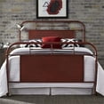 thumbnail image 2 of Liberty Furniture Vintage King Metal Bed - Red, 2 of 2