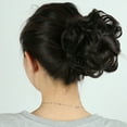 thumbnail image 4 of Jiaroswwei Women Hair Bun Ponytail Extension Wavy Curly Messy Chignon Hairpiece Scrunchie, 4 of 8