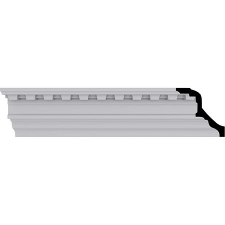 

3 3/8 H x 3 3/8 P x 4 3/4 F x 94 1/2 L Devon Crown Moulding