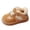 Yellow, variant on Mgmyaa Girls Fleece Soft Soled Sports Shoes British Style Casual Fashionable Warm for Toddler Little Kid