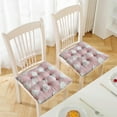 thumbnail image 6 of Nkmbld Seat Cushions for Kitchen Chairs, Thickened Velvet Seat Cushion Square Tatami Mat, High Density Foam Comfortable Chair Pad for Office, Pink, 6 of 8