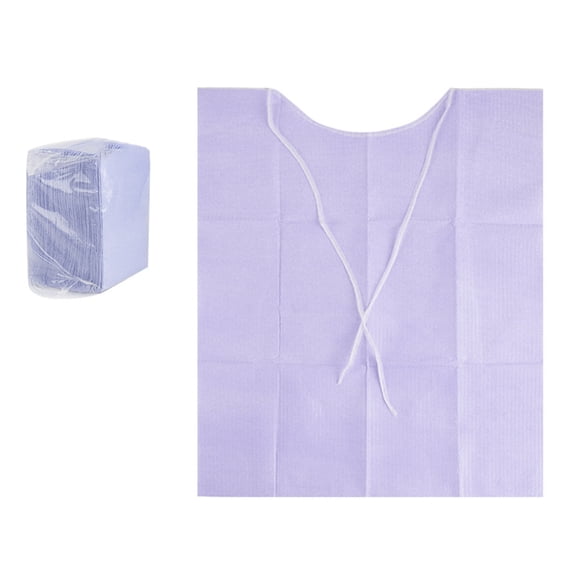 Pack of 30 Disposables Dentals Bibs Waterproof Orals Clinic Supplies Hygienic Protective Barrier for Patients Dentists
