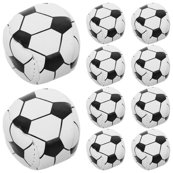 TABLZONE Soccer Bean Bag Toss Game Set, 12 Pieces, Black, Indoor and Outdoor Family Fun Activity