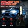 thumbnail image 2 of Fits Kia Rondo(With Halogen) 2014 2015 2016 2017 LED Headlight Bulbs High Low Beam H7+H11B Set 14000LM 6000K 4Pack, 2 of 13