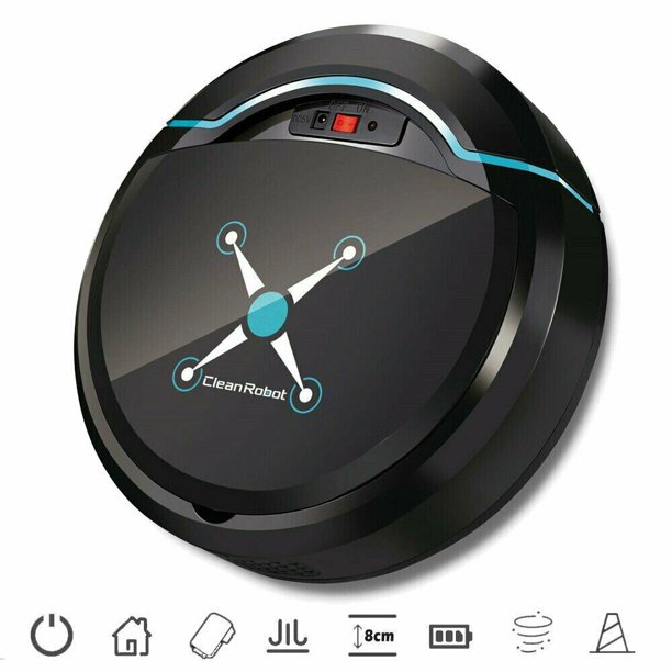 3 IN 1 Smart Robot Vacuum Cleaner Auto Cleaning Microfiber Mop Floor