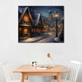 thumbnail image 2 of Creowell - Christmas Canvas Wall Art Decorations Winter Artwork Home Poster Picture Wall Decor Canvas Print,Framed for Living Room Bedroom - 20x16inch, 2 of 3
