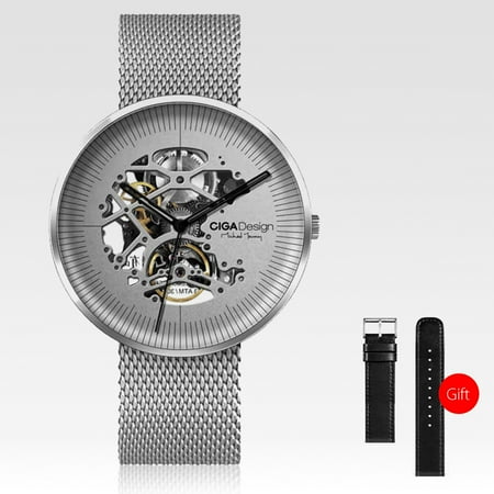 Xiaomi CIGA Design MY Series Men Automatic Mechanical Analog Watch Hollow-out Steel Wrist Watch