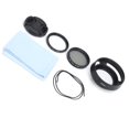 thumbnail image 1 of Herwey Kit de Filtres d'Objectif UV CPL Capuchon d'Objectif Capot d'Objectif, Kit de Filtres d'Objectif UV CPL Haute Définition Compact avec Sac de Rangement pour Objectif de Caméra, 1 of 8