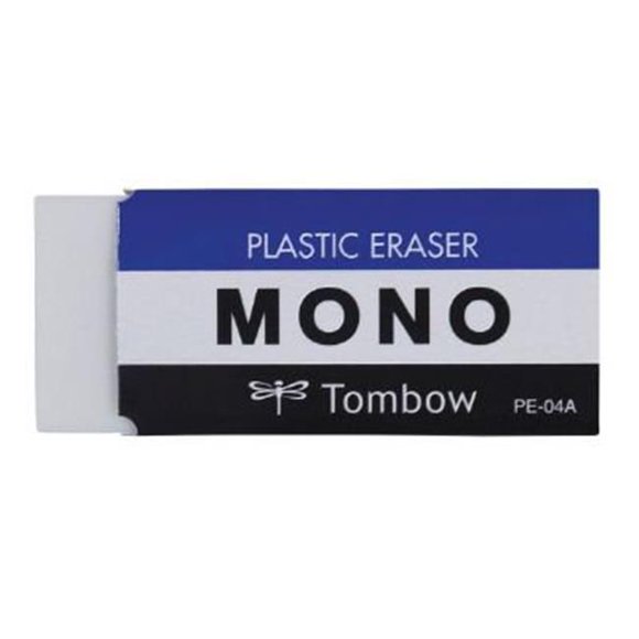 Alvin 57323 Plastic Eraser, White - Medium