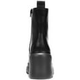 thumbnail image 3 of BAR III Womens Black 1-1/2" Platform Peliican Round Toe Block Heel Lace-Up Boots Shoes 6 M, 3 of 3
