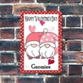 thumbnail image 1 of Feliz Día de San Valentín Lindos Gnomos con Corazón Letreros Metálicos Vintage Letrero Decorativo de Lata Póster Metálico 12x8, 1 of 4