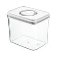 thumbnail image 2 of Latrodar Airtight Food Storage Container, 1 Piece Plastic Cereal Container With Easy-Lock Lid For Kitchen Pantry Organization And Storage Clear Novelty 5.6x6, 2 of 5