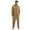 Khaki, variant on HBFAGFB Jumpsuit Pajamas for Men Zipper Hood Comfort Long Sleeve Nightwear with Pockets Khaki Size S