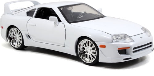 FAST & FURIOUS Brians Toyota Supra White 1/24 SCALE OPENING FEATURES 97375 