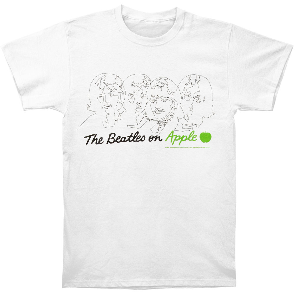 Custom Vintage Distressed Beatles Tshirt