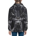 thumbnail image 6 of Sikiie Majestic Forest Stag Zip Up Hoodie Teenage, hoodies for Teenage, Zipper Sweatshirt Jacket for Daily, Traveling-Medium, 6 of 6