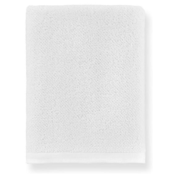 Jubilee Bath Towels - Luxurious 100% Long Staple Cotton Textured Bath Towels with 600 Gram Weight - Bath Towel (White)