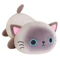 thumbnail image 1 of Juguete de peluche SQEQE con peso de gato siamés de 60 cm para niños y adultos, 1 of 7