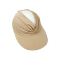thumbnail image 2 of Yunliwuli Women Sport Sun Visor Hat Empty Top Baseball Sun Cap Ladies UV Protection Beach Hats, 2 of 5