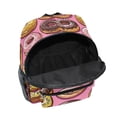 thumbnail image 6 of FORMRS School Backpack with Front Zippered Pocket 12" Student Travel Daypack, Cute Doughnuts Pattern, 6 of 6